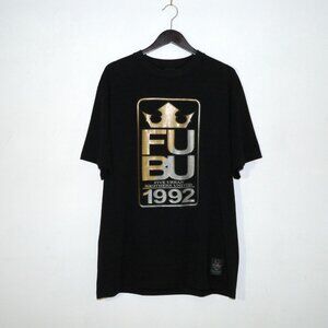 Vintage FUBU 1992 Five Urban Brothers United Crown King T Shirt Hiphop Rap LRG
